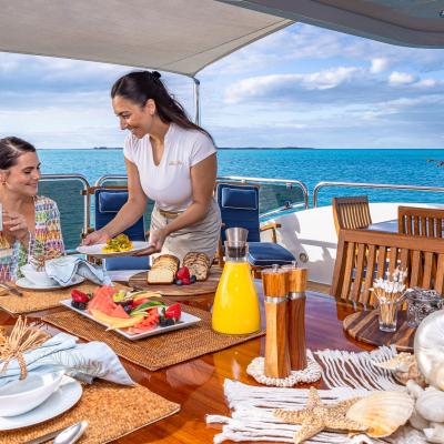 Breakfast on the Bridge Deck Aft