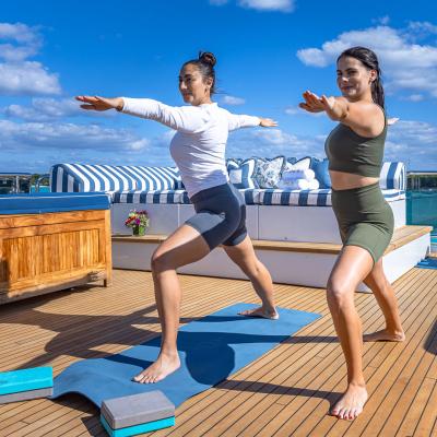 Yoga on the Sundeck